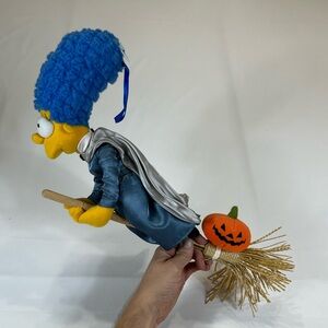 Witch Marge Simpson On Flying Broom‎ Halloween 15” Plush Doll No Sound Applause